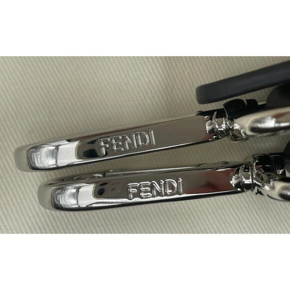 FENDI LARGE FF SHOULDER DUFFLE TRAVEL BOSTON BAG TOTE AUTHENTIC! - Picture 9 of 16